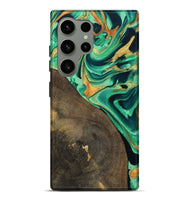 Galaxy S24 Ultra Wood Live Edge Phone Case - Kaila (Green, 799719)