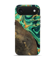 iPhone 17 Air Wood Live Edge Phone Case - Kaila (Green, 799719)