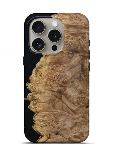 iPhone 16 Pro Wood Live Edge Phone Case - Deirdre (Wood Burl, 799727)