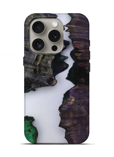 iPhone 16 Pro Wood Live Edge Phone Case - Jeromy (Clear, 799731)