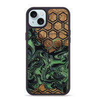 iPhone 15 Plus Wood Phone Case - West (Pattern, 799825)