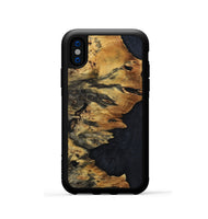 iPhone Xs Wood Phone Case - Ronald (Wood Burl, 799836)