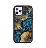 iPhone 11 Pro Wood Phone Case - Abril (Blue, 799935)