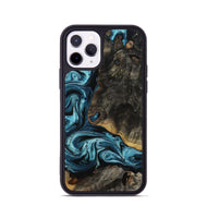 iPhone 11 Pro Wood Phone Case - Monroe (Blue, 799940)