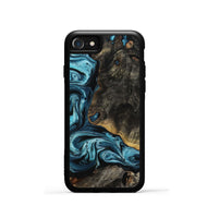 iPhone SE Wood Phone Case - Monroe (Blue, 799940)