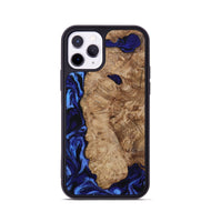 iPhone 11 Pro Wood Phone Case - Kale (Blue, 799943)