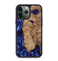iPhone 13 Pro Max Wood Phone Case - Kale (Blue, 799943)