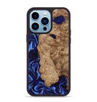 iPhone 14 Pro Max Wood Phone Case - Kale (Blue, 799943)