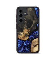 Galaxy S24 Wood Phone Case - Edythe (Blue, 799944)