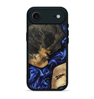 iPhone 17 Air Wood Phone Case - Edythe (Blue, 799944)