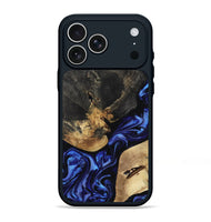 iPhone 17 Pro Max Wood Phone Case - Edythe (Blue, 799944)