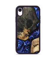 iPhone Xr Wood Phone Case - Edythe (Blue, 799944)