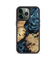 iPhone 13 Pro Wood Phone Case - Alonso (Blue, 799946)