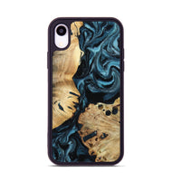 iPhone Xr Wood Phone Case - Alonso (Blue, 799946)