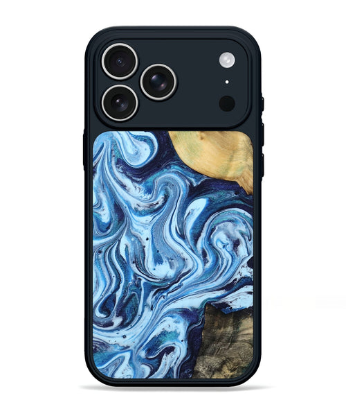 iPhone 17 Pro Max Wood Phone Case - Milan (Blue, 799961)