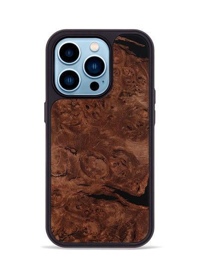 iPhone 14 Pro Wood Phone Case - Keshia (Wood Burl, 799978)