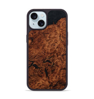iPhone 15 Wood Phone Case - Elliot (Wood Burl, 799979)