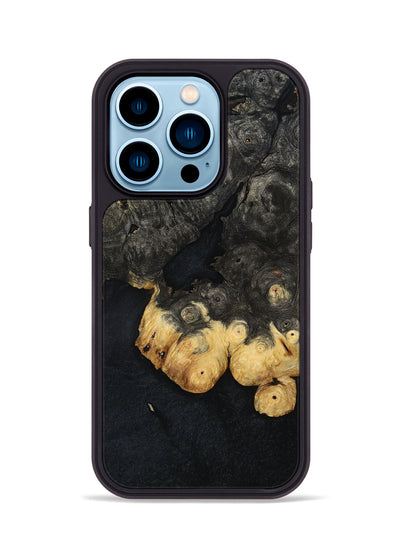 iPhone 14 Pro Wood Phone Case - Odis (Wood Burl, 800001)