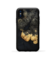 iPhone Xs Wood Phone Case - Odis (Wood Burl, 800001)