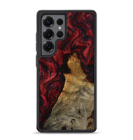 Galaxy S25 Ultra Wood Phone Case - Alessia (Red, 800009)