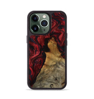 iPhone 13 Pro Wood Phone Case - Alessia (Red, 800009)