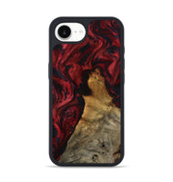 iPhone 16e Wood Phone Case - Alessia (Red, 800009)