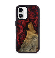 iPhone 17 Wood Phone Case - Alessia (Red, 800009)