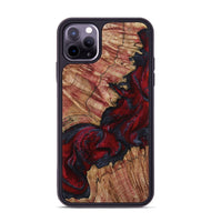 iPhone 11 Pro Max Wood Phone Case - Roxanna (Red, 800020)