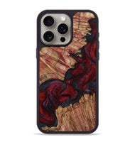 iPhone 15 Pro Max Wood Phone Case - Roxanna (Red, 800020)