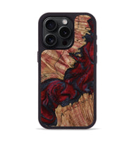 iPhone 15 Pro Wood Phone Case - Roxanna (Red, 800020)