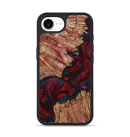 iPhone 16e Wood Phone Case - Roxanna (Red, 800020)