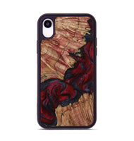 iPhone Xr Wood Phone Case - Roxanna (Red, 800020)