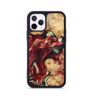 iPhone 11 Pro Wood Phone Case - Cullen (Red, 800024)