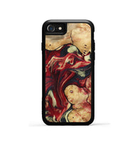 iPhone SE Wood Phone Case - Cullen (Red, 800024)