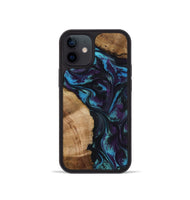 iPhone 12 mini Wood Phone Case - Nikolas (Purple, 800028)