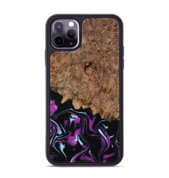 iPhone 11 Pro Max Wood Phone Case - Briana (Purple, 800030)