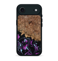 iPhone 17 Air Wood Phone Case - Briana (Purple, 800030)