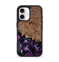 iPhone 17 Wood Phone Case - Briana (Purple, 800030)