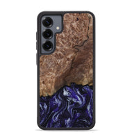 Galaxy S25 Plus Wood Phone Case - Nicole (Purple, 800036)