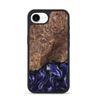 iPhone 16e Wood Phone Case - Nicole (Purple, 800036)