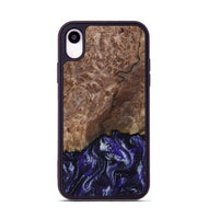 iPhone Xr Wood Phone Case - Nicole (Purple, 800036)