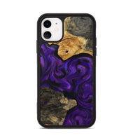 iPhone 11 Wood Phone Case - Cicely (Purple, 800042)