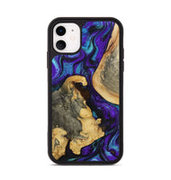 iPhone 11 Wood Phone Case - Shelba (Purple, 800043)