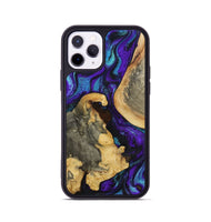 iPhone 11 Pro Wood Phone Case - Shelba (Purple, 800043)