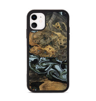 iPhone 11 Wood Phone Case - Genesis (Green, 800074)