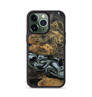 iPhone 13 Pro Wood Phone Case - Genesis (Green, 800074)