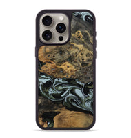 iPhone 15 Pro Max Wood Phone Case - Genesis (Green, 800074)