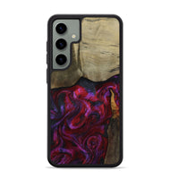 Galaxy S24 Plus Wood Phone Case - Deven (Red, 800092)