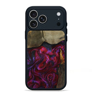 iPhone 17 Pro Max Wood Phone Case - Deven (Red, 800092)