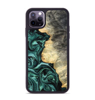 iPhone 11 Pro Max Wood Phone Case - Adela (Green, 800093)